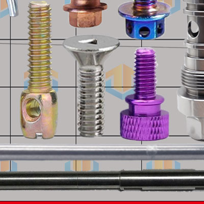 特殊螺丝之铜螺纹轴