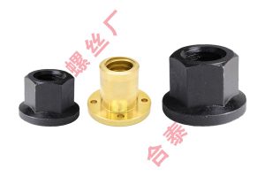 汽车机械设备行业高强度丝杆法兰铜螺母
