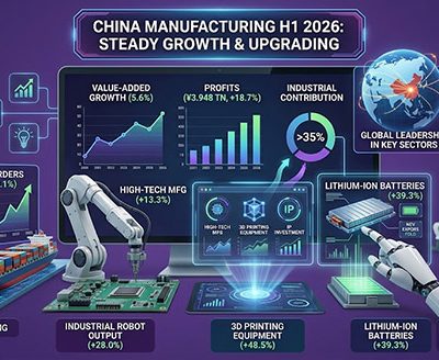 2026年上半年中国制造业多项关键数据均好于市场预期