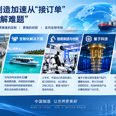 中国制造加速从“接订单”走向“解难题”