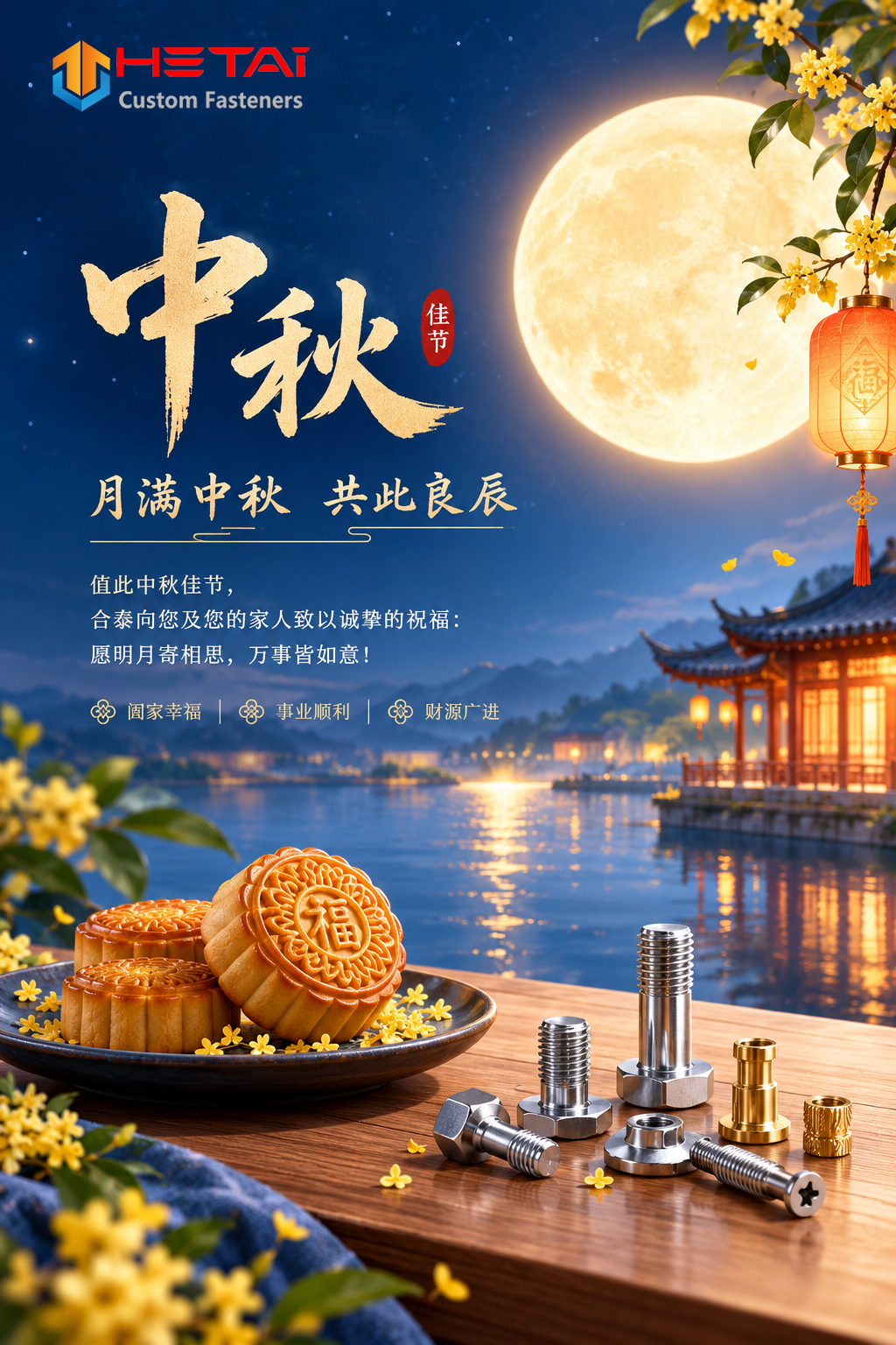 合泰非标螺丝祝您中秋快乐阖家幸福