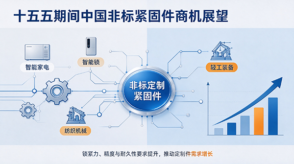 基于《轻工纺织产业发展 “十五五” 规划》的非标紧固件发展前景与商机分析
